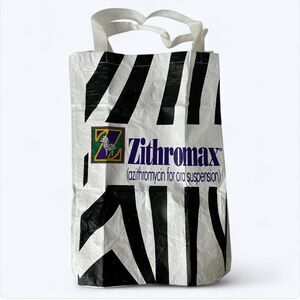 Zithromax Reusable Bag Pharma Rep Promotional Collectible Zebra